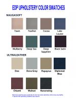 Upholstery Swatches