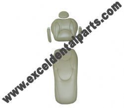 Upholstery Set with Articulating Headrest; Naugasoft; Pelton & Crane® Spirit 3001