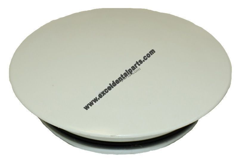 Cap Solids Collector; White w/ Oring